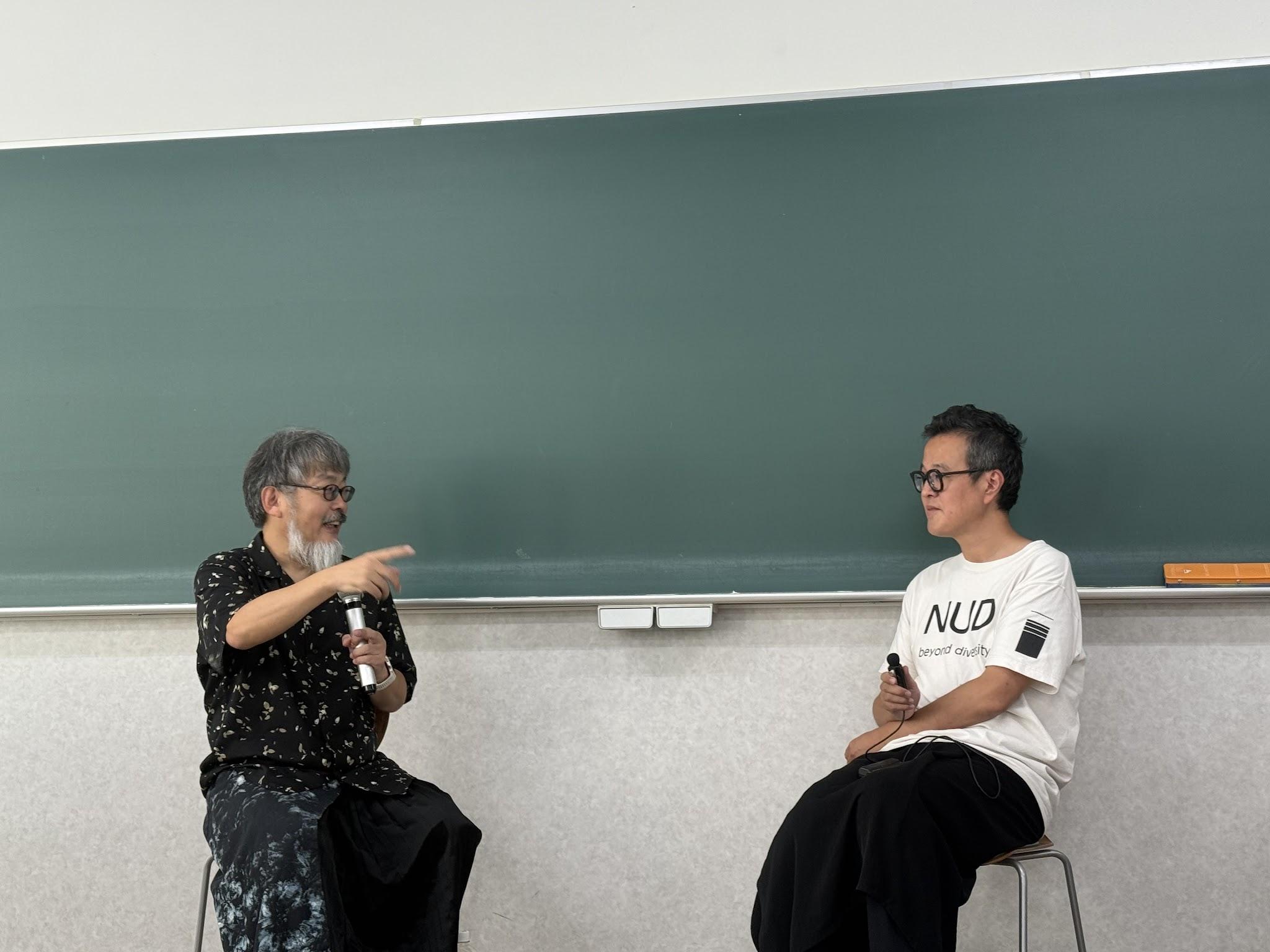 対談する原田康徳博士と小川修史先生